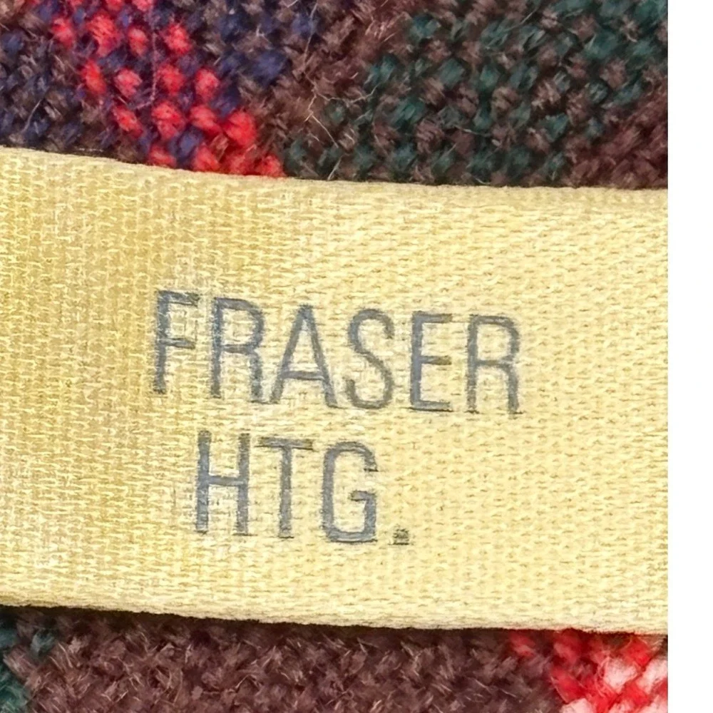 Fraser HTG Scottish Tartan Plaid 100% Pure New Wool Necktie Made in Scotland